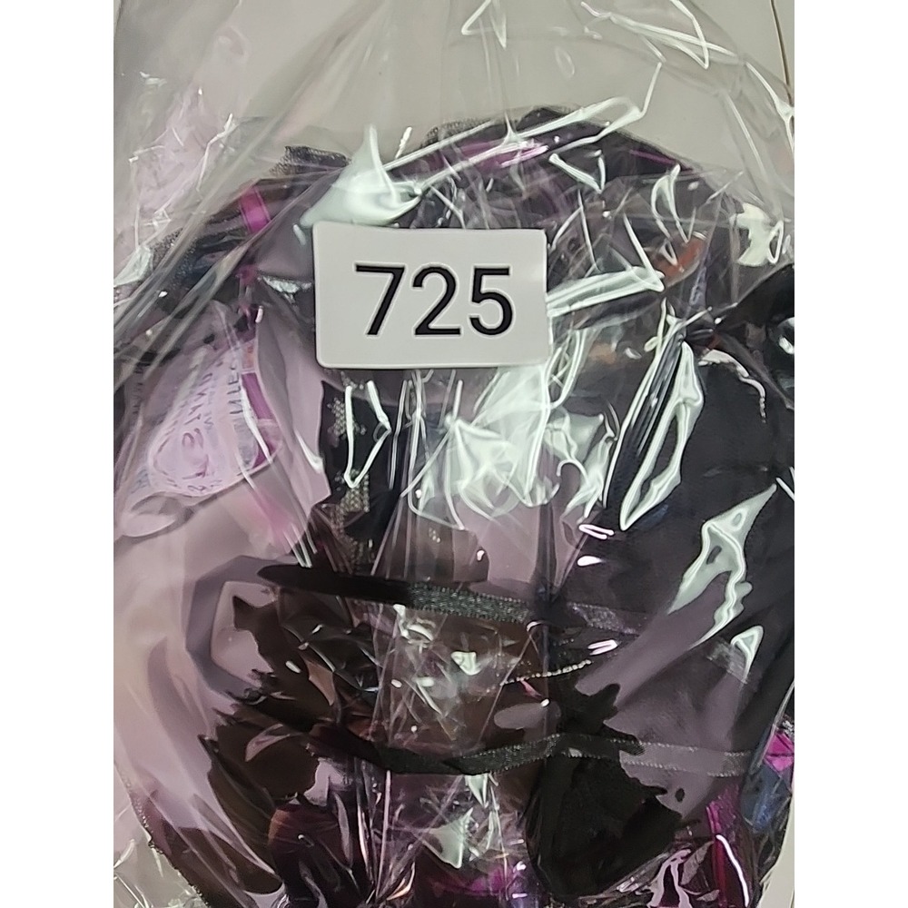 Y2K Romantic Floral Black Tulle Cocktail Formal Dress Womens S Witchy Fairygoth - Picture 9 of 9